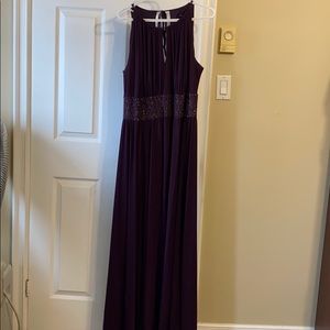 Evening Gown with Front Slit